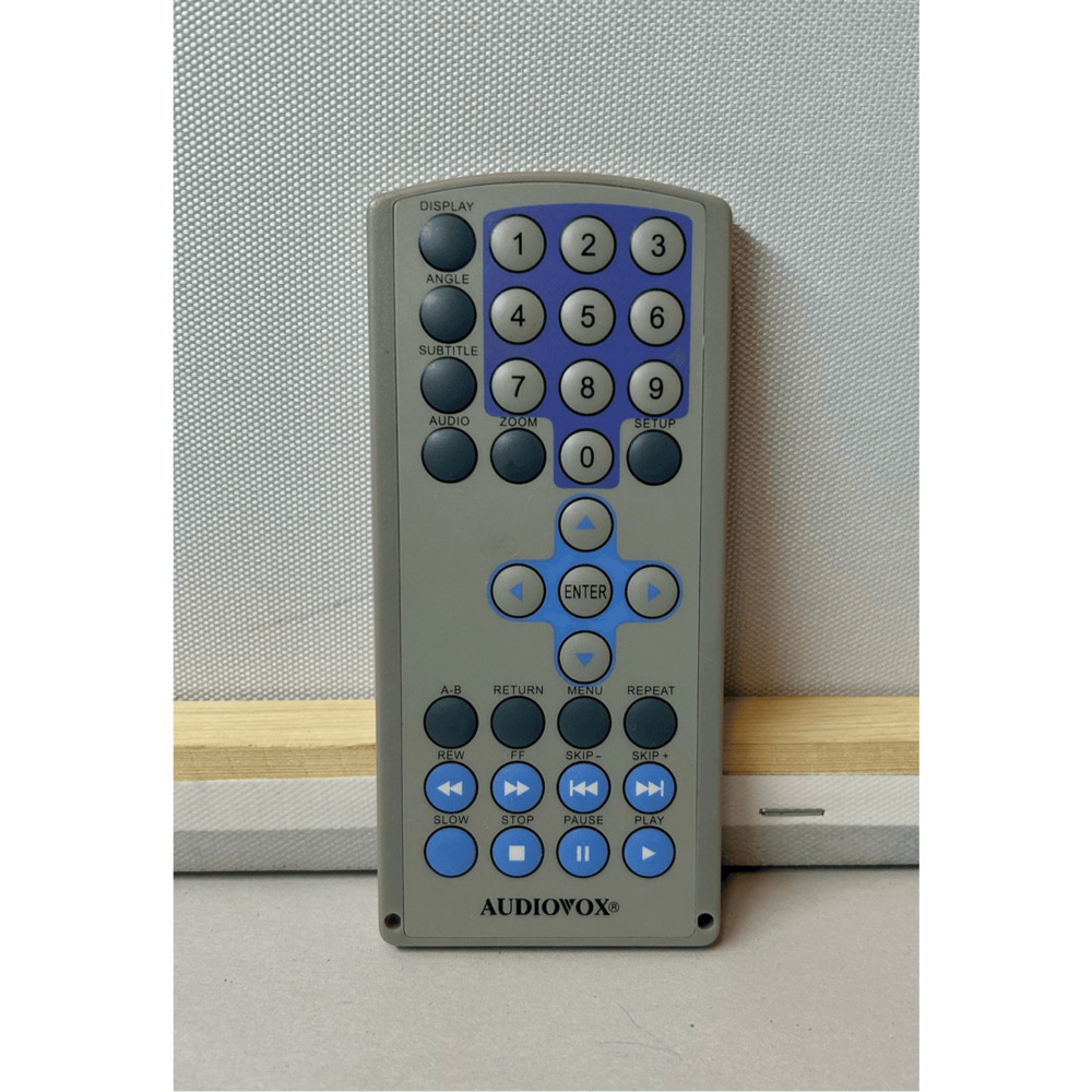 Audiovox Portable DVD Player Remote CR2025 Control Gray Tested Working OEM